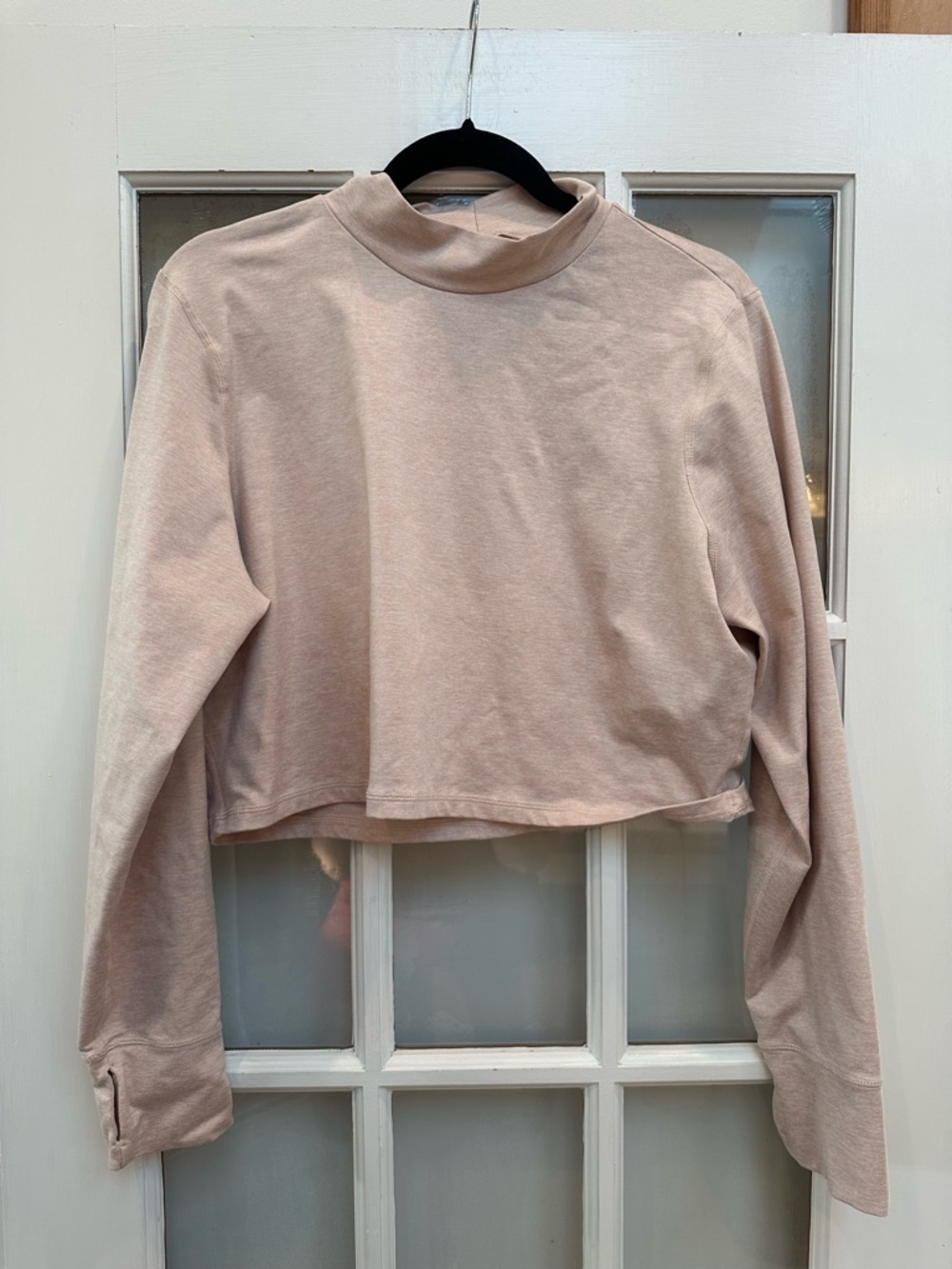 Aerie Offline Crop Top Sporty Plus Size XXL Mock Turtleneck Balletcore Athletic